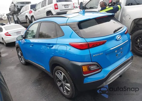2020 Hyundai Kona Limited из США, поврежденный, VIN KM8K33A52LU510287